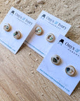 Abalone Shell Studs