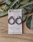 Bubble Charm Hoops