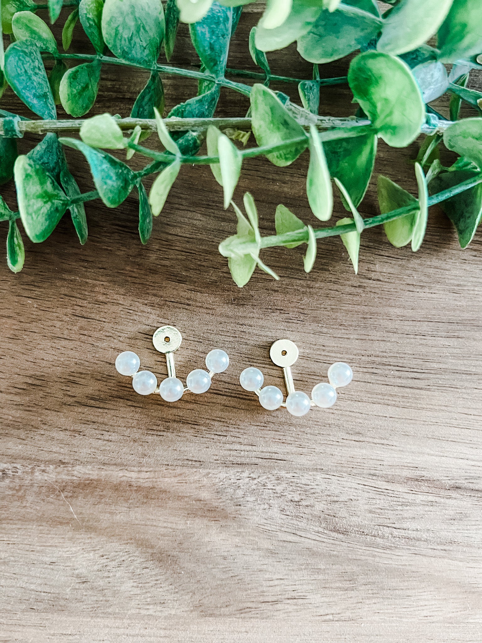 Pearl Huggie Accents