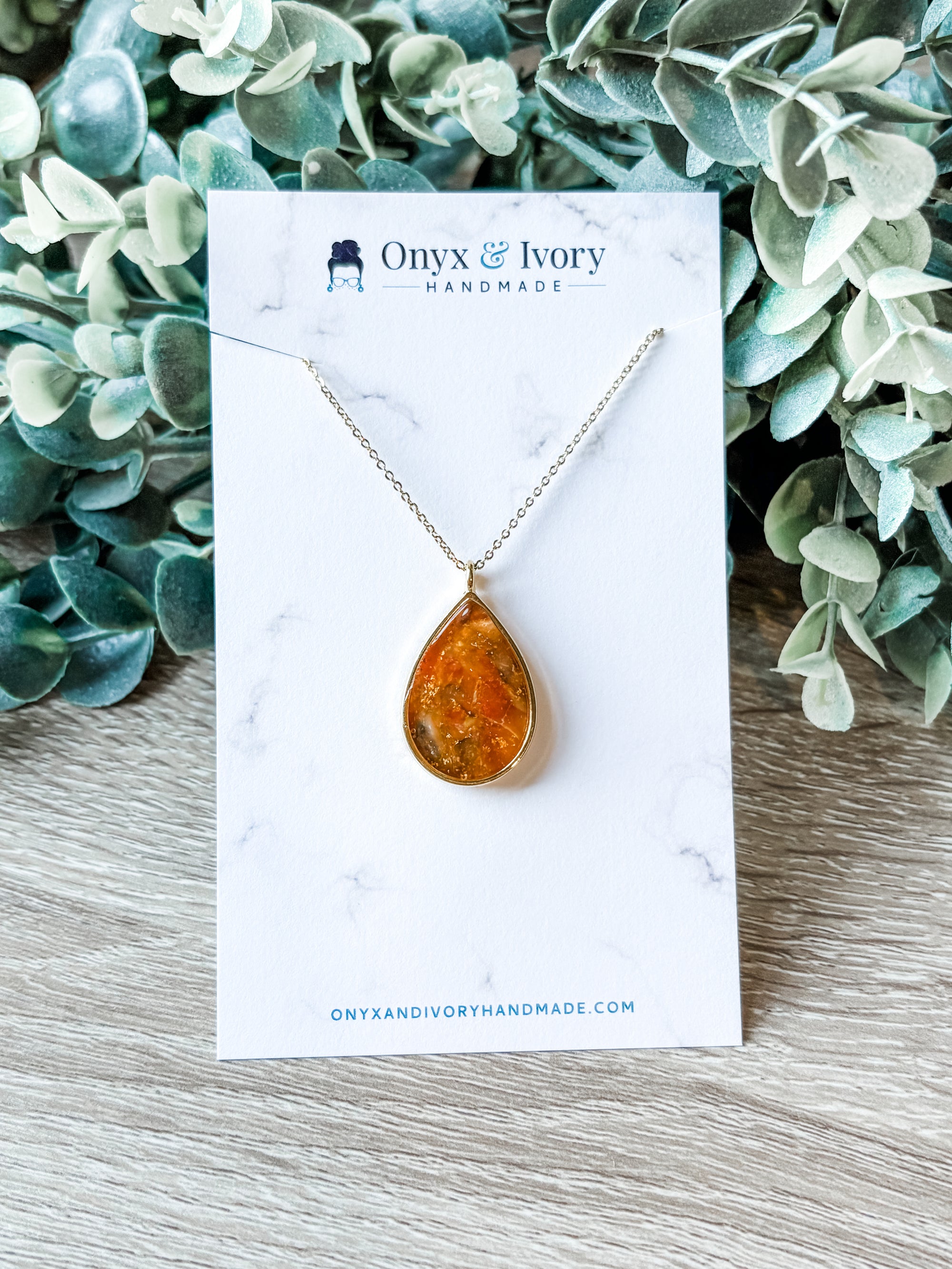 Fireside Crackle Quincy Necklace