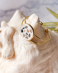 Abalone Shell Bangle Bracelet