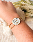 Abalone Shell Bangle Bracelet