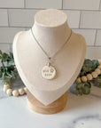 Dog Mom Necklace (silver)