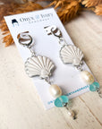 Mermaid Seashell Hoop Dangle