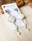 Mermaid Seashell Hoop Dangle