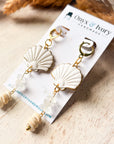 Mermaid Seashell Hoop Dangle