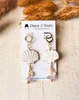 Mermaid Seashell Hoop Dangle