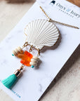 Siren Pendant Necklace (gold)