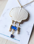 Siren Pendant Necklace (gold)