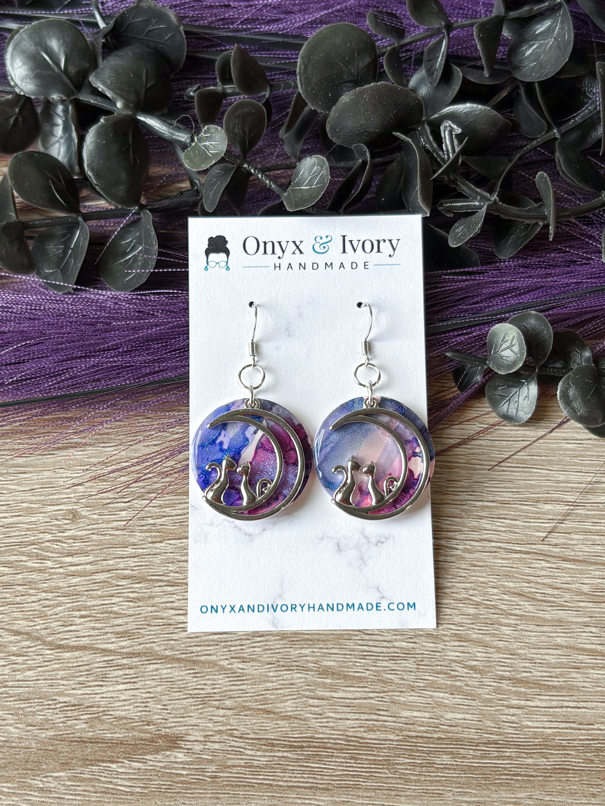Cats & Moonbeams Dangle