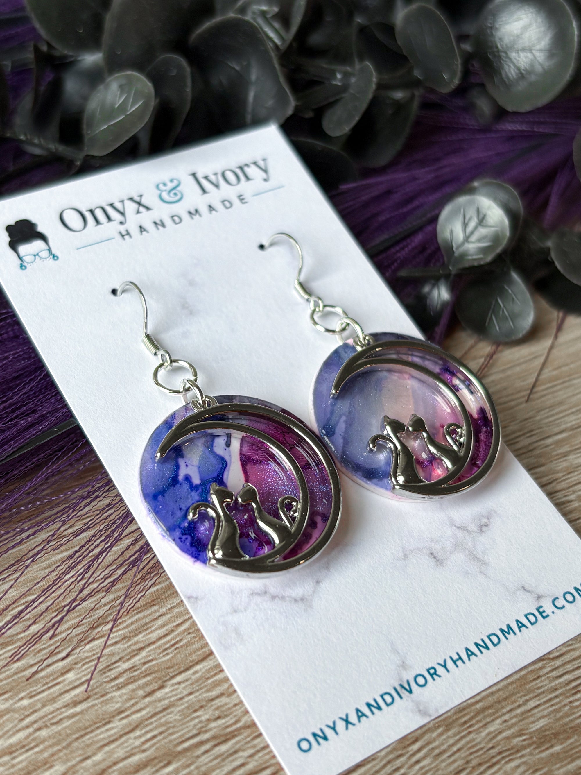 Cats & Moonbeams Dangle