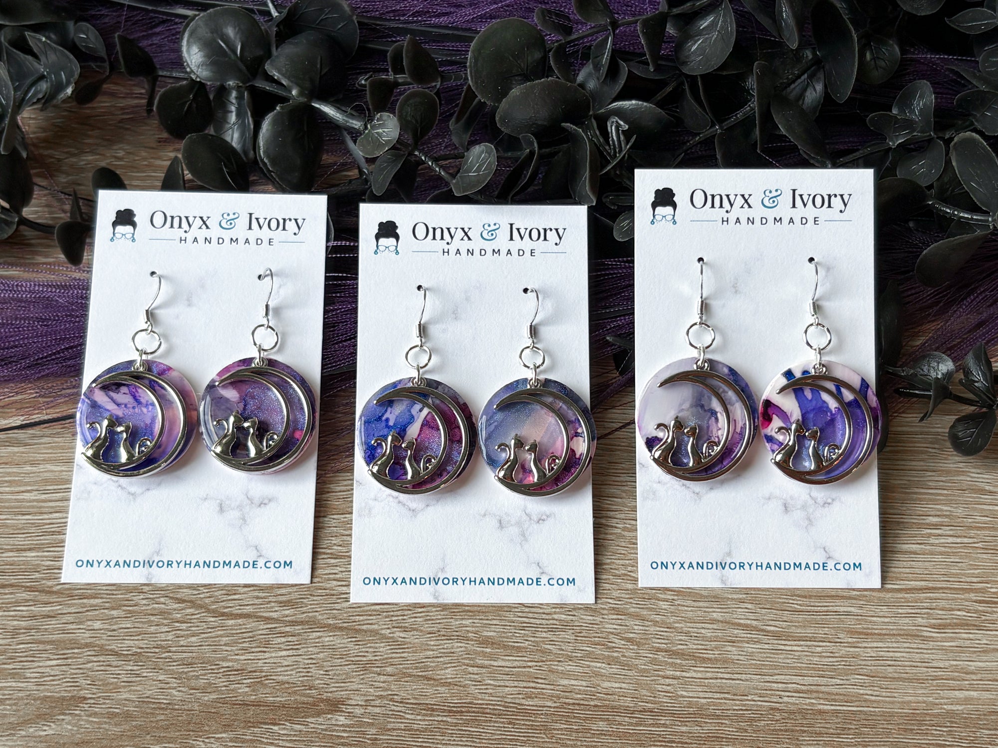Cats & Moonbeams Dangle