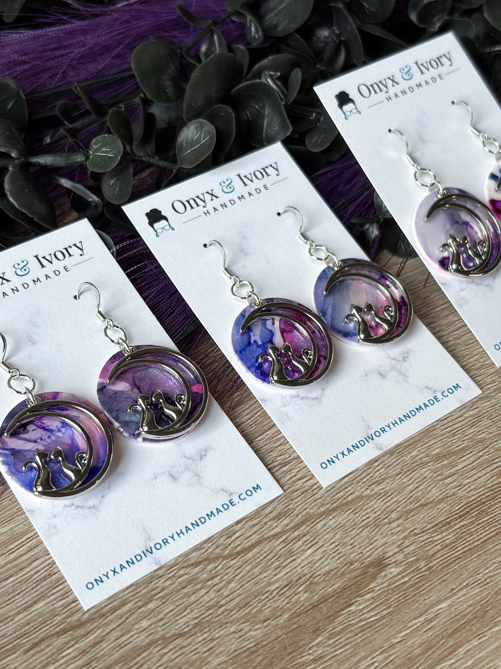 Cats & Moonbeams Dangle