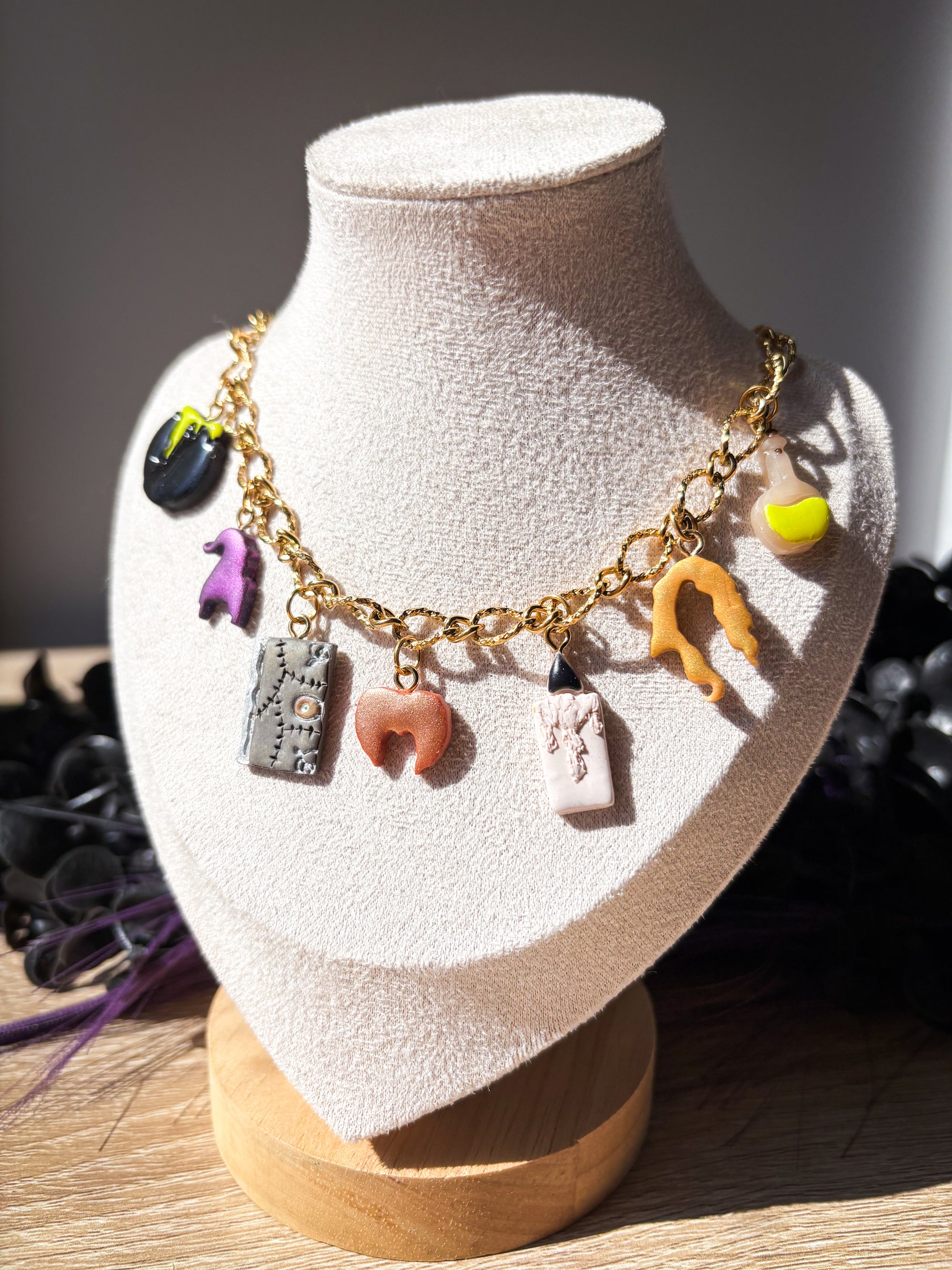 Hocus Pocus Charm Necklace (gold & silver)