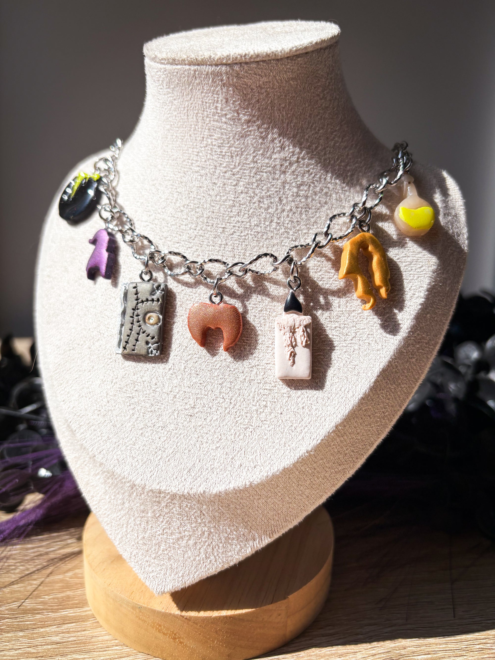 Hocus Pocus Charm Necklace (gold & silver)