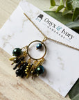Glam Girl Beaded Pendant Necklace