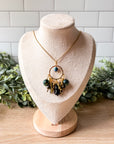 Glam Girl Beaded Pendant Necklace