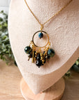 Glam Girl Beaded Pendant Necklace