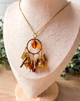 Honey Pot Beaded Pendant Necklace