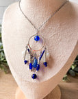 Rainy Day Beaded Pendant Necklace