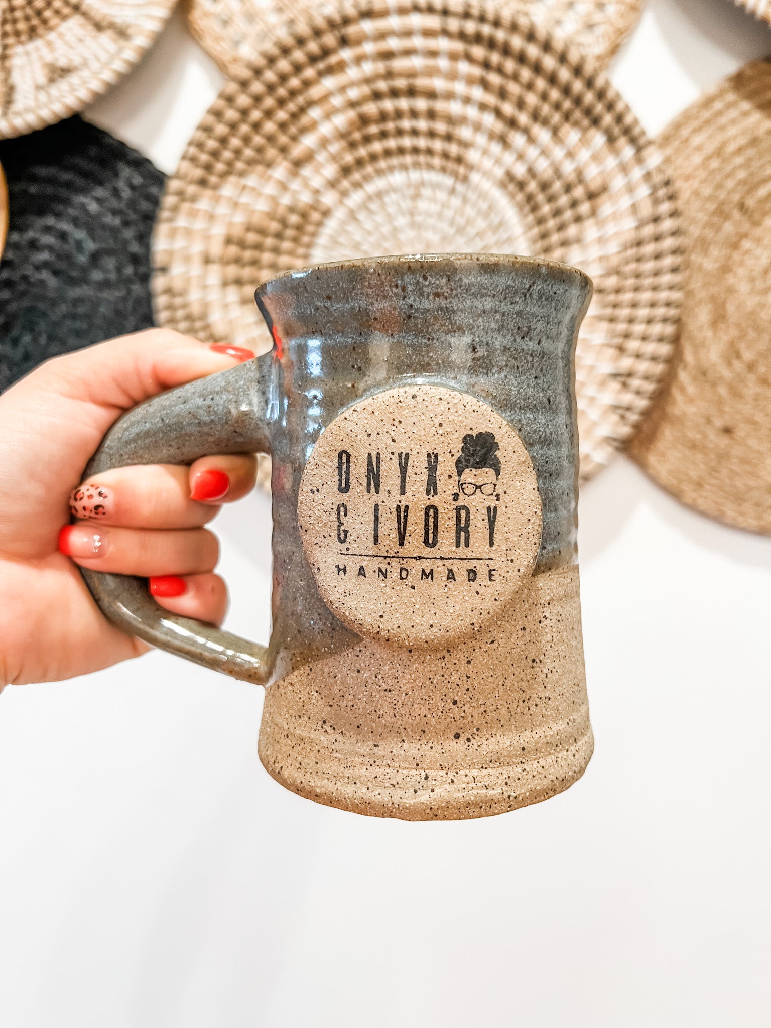 Seafoam Ceramic Logo Mug