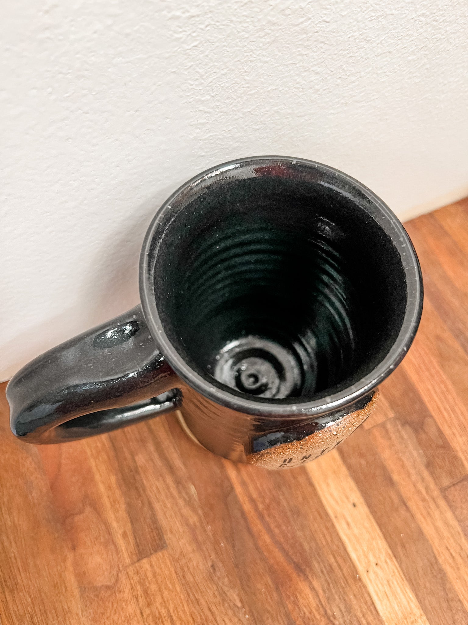 Pitch Black Ceramic Logo Mug