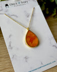 Citrine Birthstone Quincy Necklace