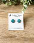 Turquoise Birthstone Stud