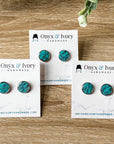 Turquoise Birthstone Stud