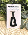 Pebble Double Drop Pendant Necklace