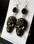 Goth Glam Skull Dangle