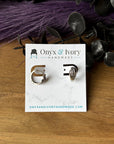 Skelly Hand Huggie Hoops