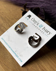 Skelly Hand Huggie Hoops