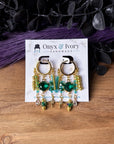Medusa Beaded Hoops