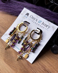 Witching Hour Beaded Hoops