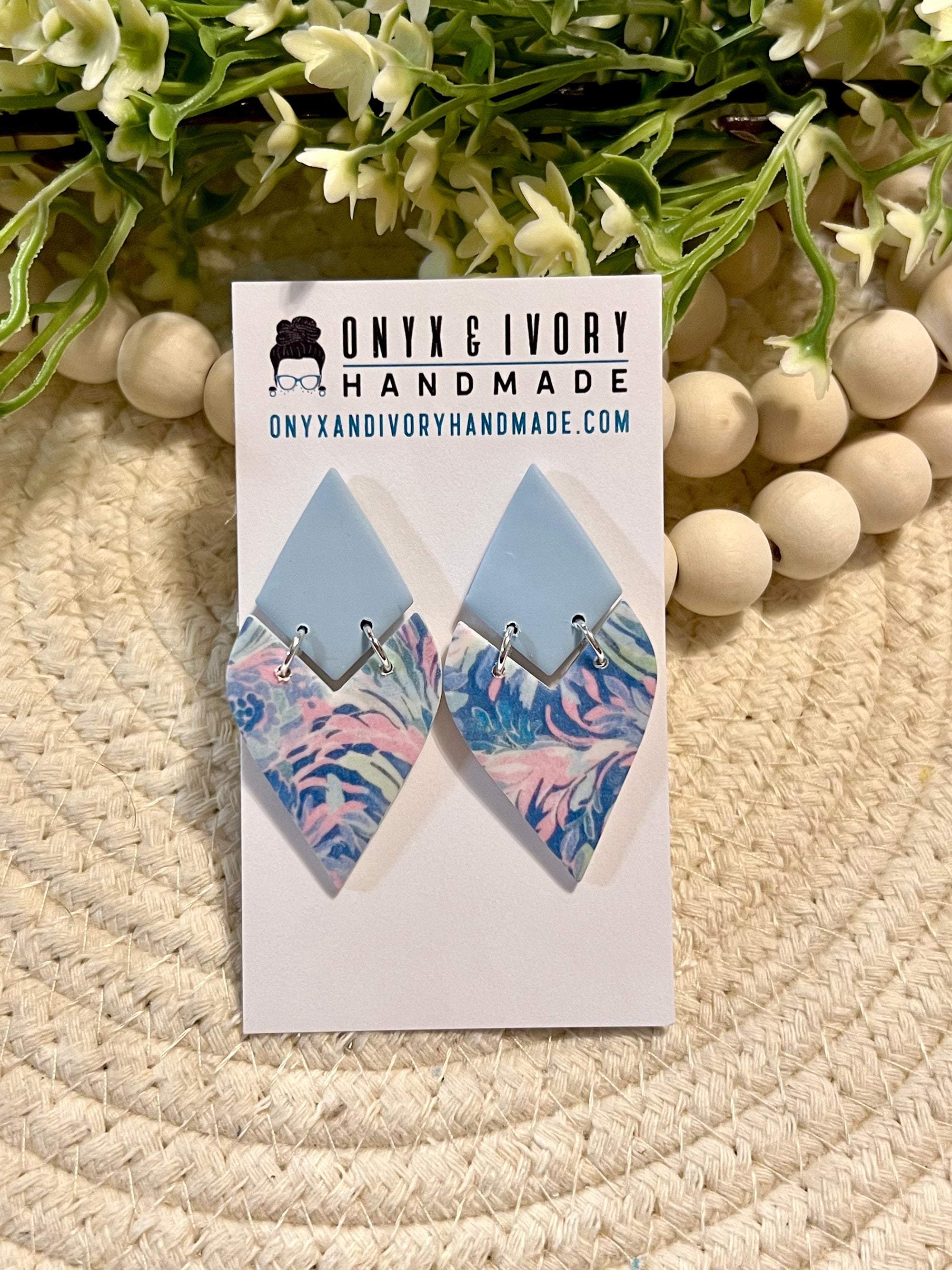 Blue Lagoon Stud Dangle
