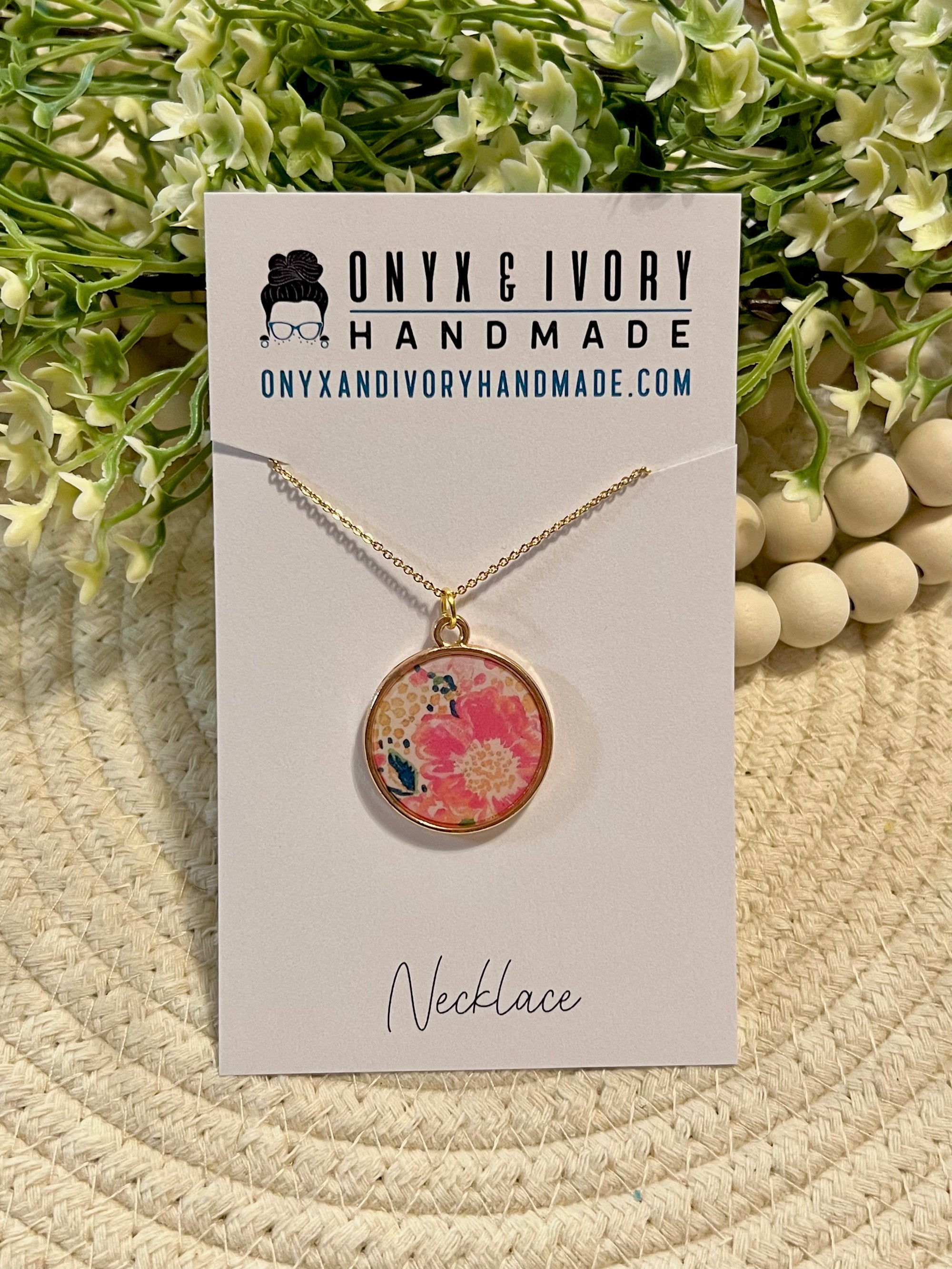 Cheetah Cosmos Oaklee Pendant Necklace