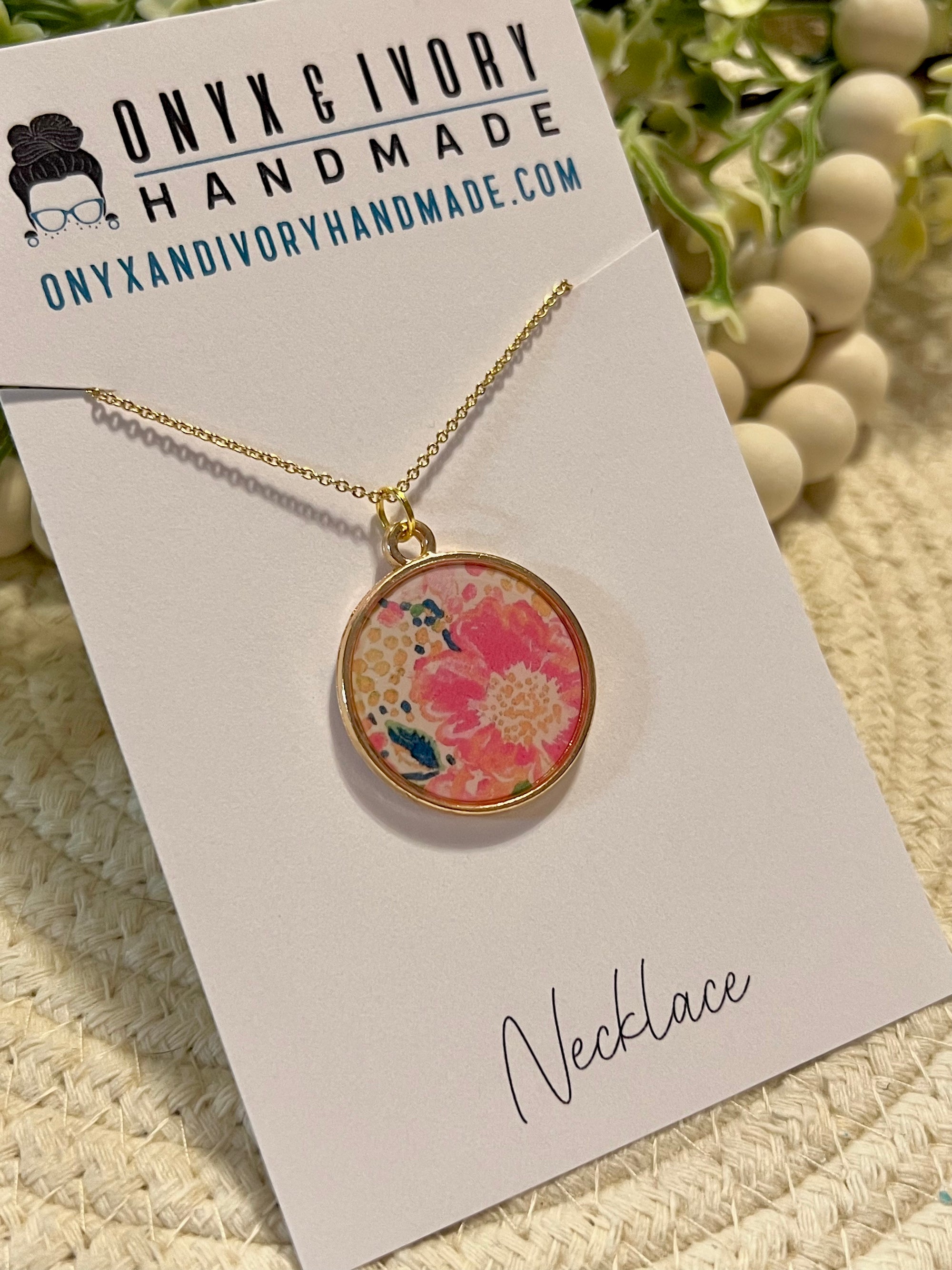 Cheetah Cosmos Oaklee Pendant Necklace