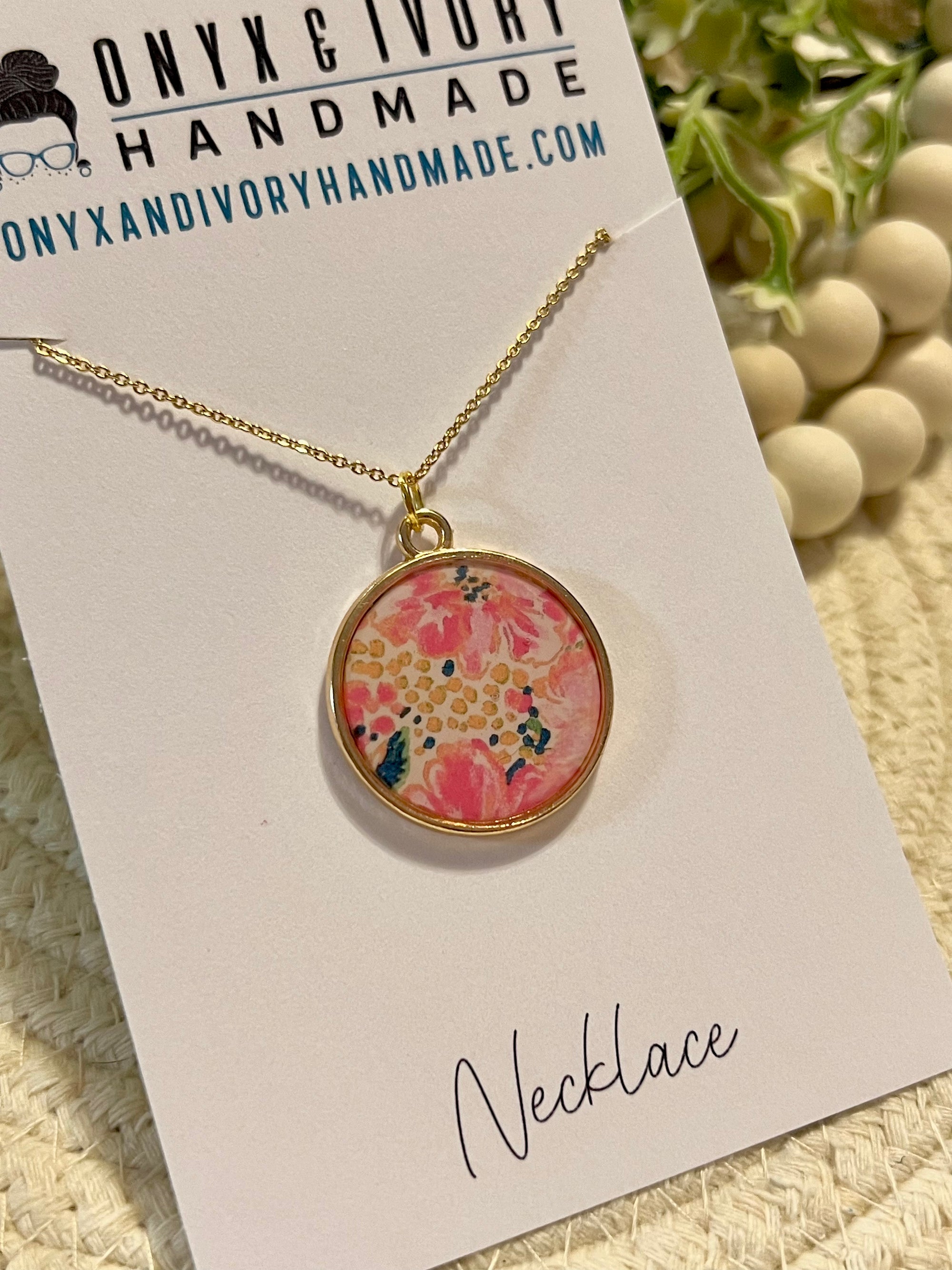 Cheetah Cosmos Oaklee Pendant Necklace