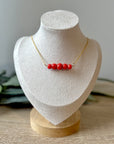 Scarlet Becky Beaded Necklace