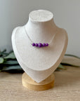 Violet Becky Beaded Necklace