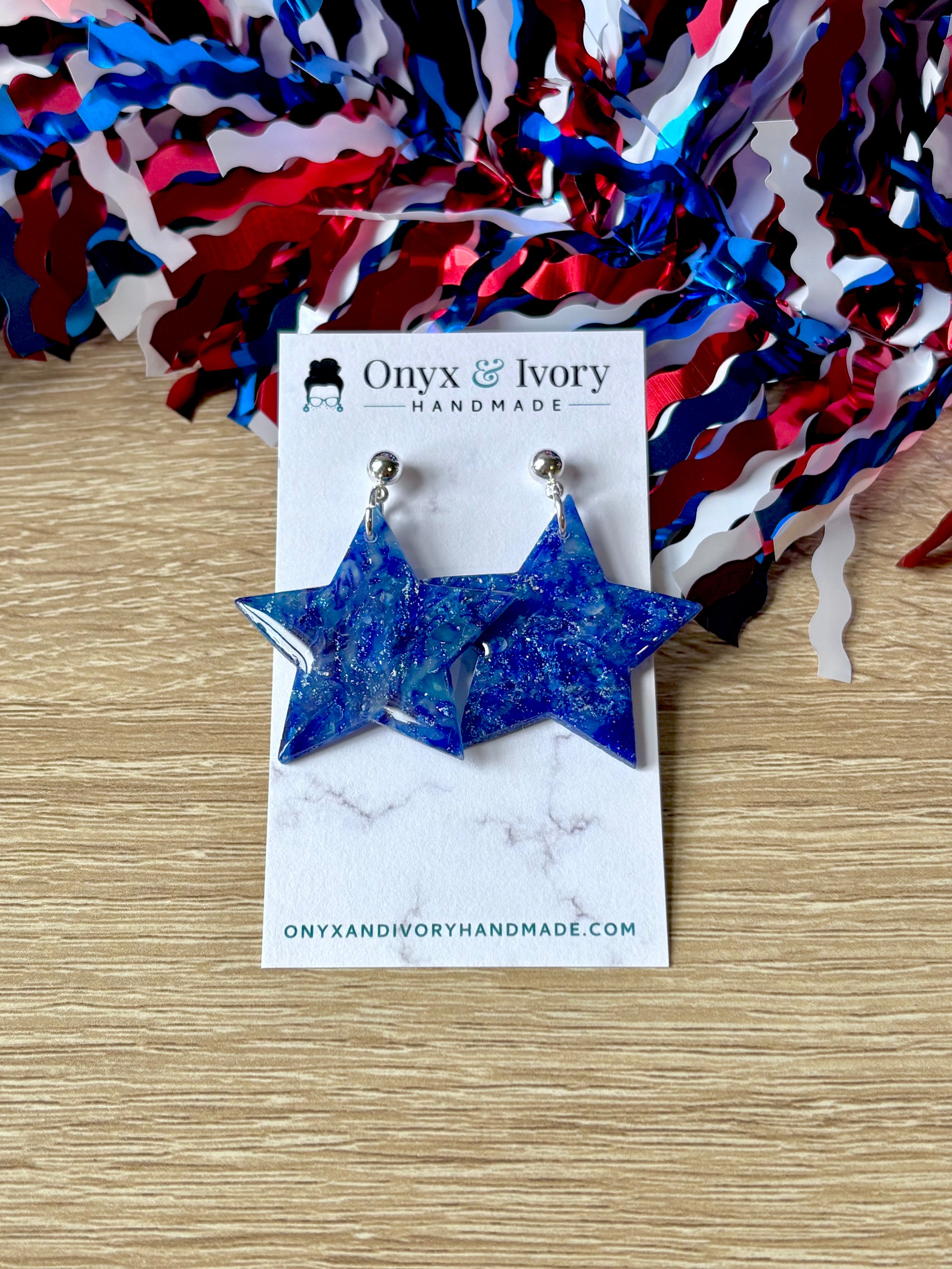 Americana Star Stud Dangle