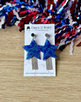 Sassy Americana Star Stud Dangle