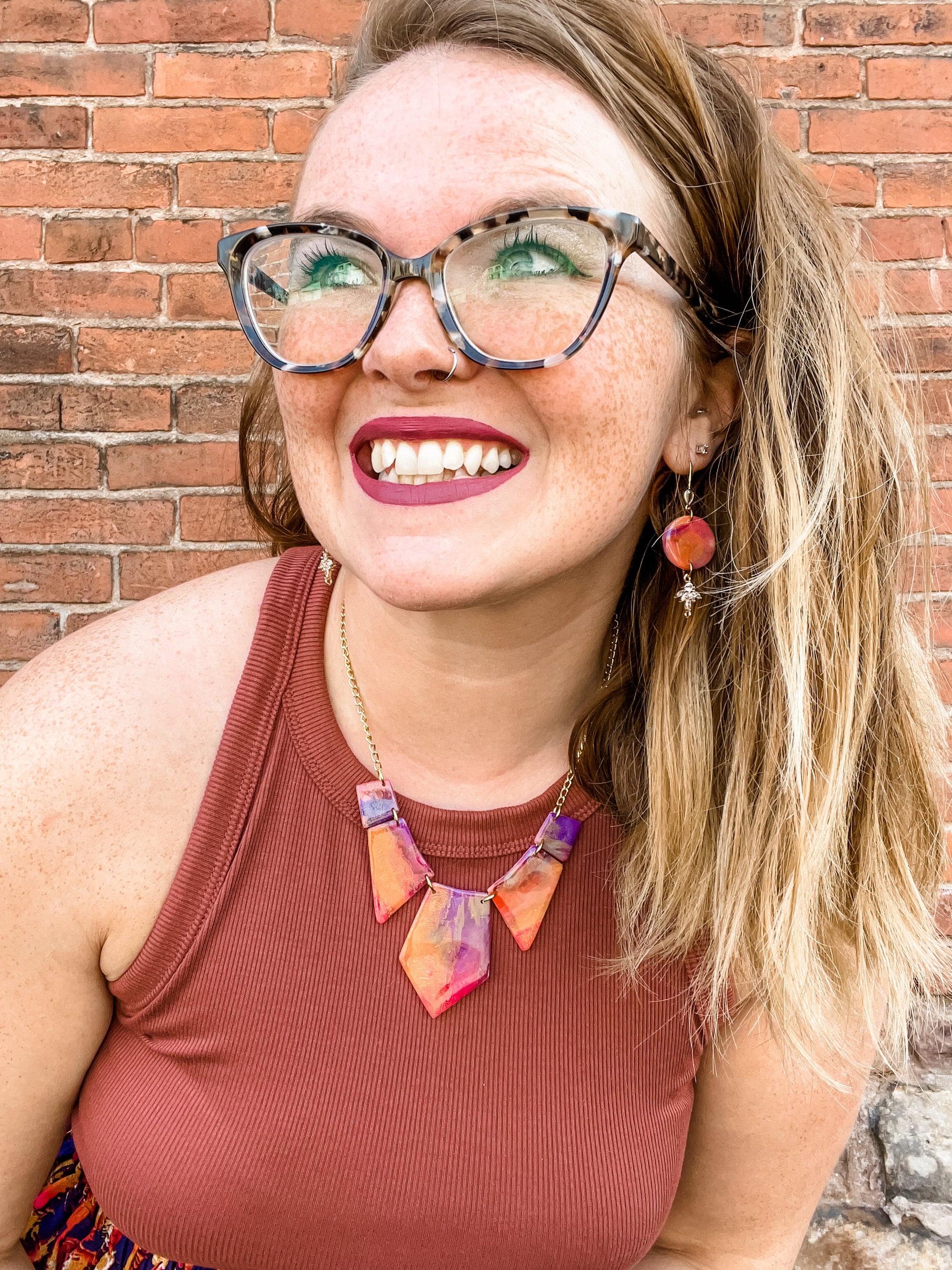 Sapphire Zoey Statement Necklace