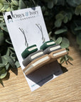 Book Stack Threaded Dangle