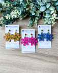 Gold Matisse Floral Stud Dangle