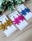 Gold Matisse Floral Stud Dangle