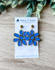 Gold Matisse Floral Stud Dangle
