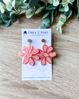 Silver Matisse Floral Stud Dangle