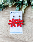 Silver Matisse Floral Stud Dangle